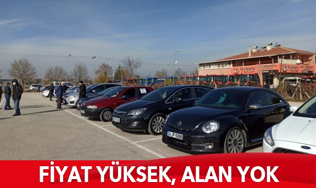 İkinci el araçta fiyat yüksek, alan yok