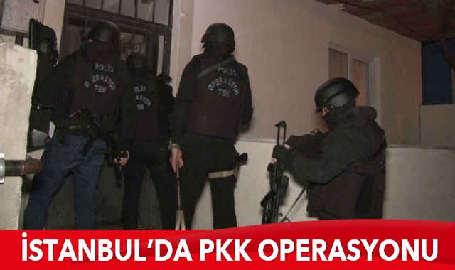 İstanbul’da eş zamanlı PKK operasyonu: 8 gözaltı