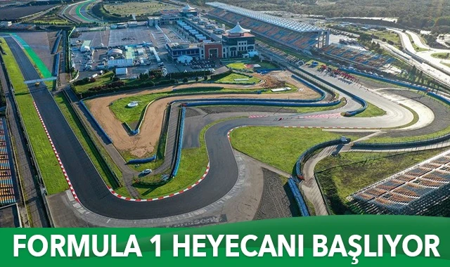 İstanbul'da Formula 1 heyecanı başlıyor