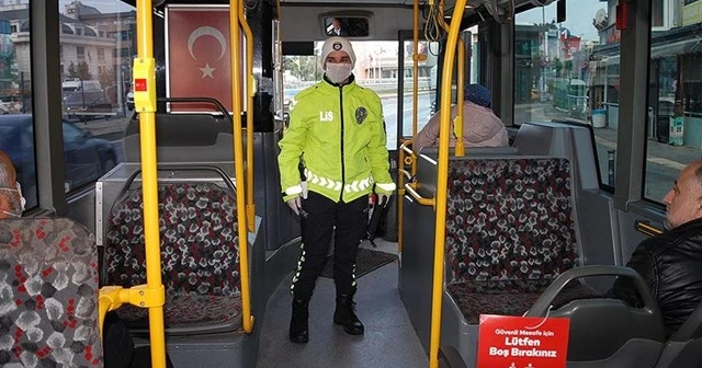 İstanbul'da toplu taşıma araçlarında koronavirüs denetimi