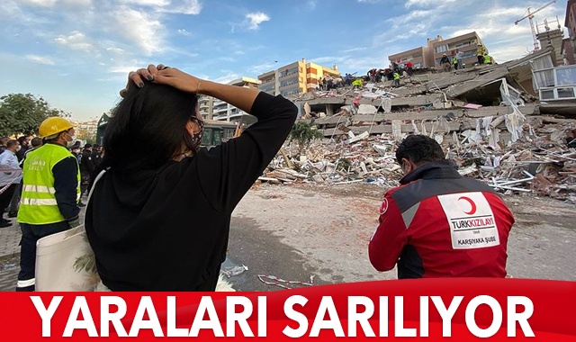 İzmir&#039;de depremin yaraları sarılıyor