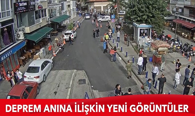 İzmir&#039;deki deprem anı KGYS kameralarına yansıdı