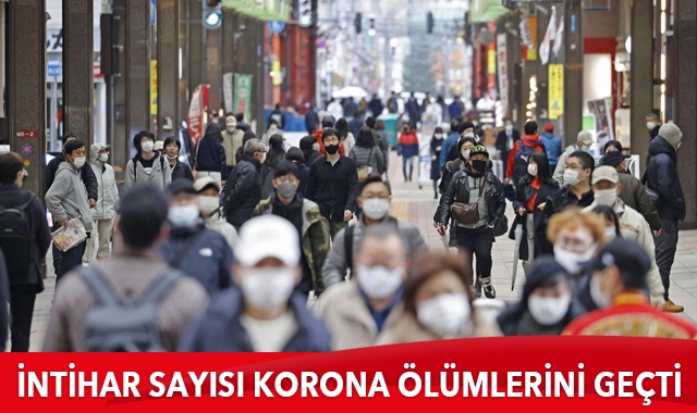 Japonya&#039;da intihar sayısı Kovid-19 ölümlerini geçti