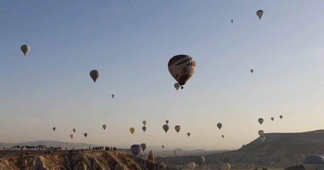 Kapadokya’da balon uçuşları yine iptal edildi