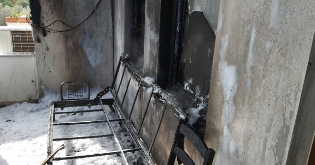 Klimadan çıkan kıvılcım evi yakıyordu
