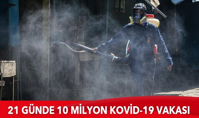 Kovid-19 vaka sayısı 21 günde 40 milyondan 50 milyona yükseldi