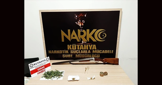 Kütahya’da uyuşturucu şüphelisi gözaltına alındı