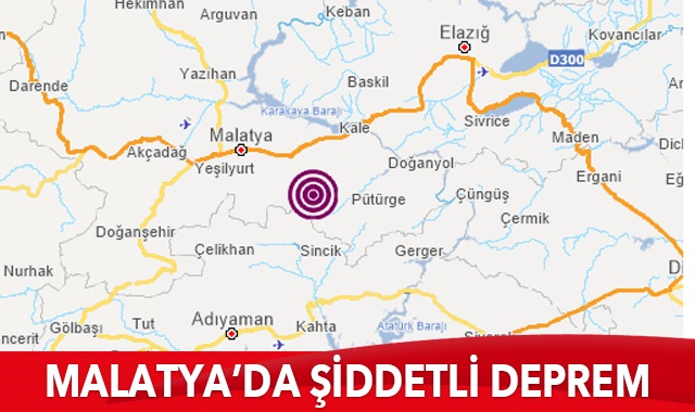 Malatya&#039;da 4.7 büyüklüğünde deprem meydana geldi