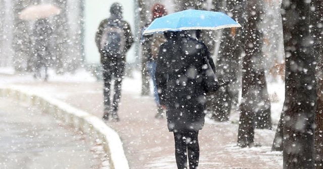 Meteorolojiden kar yağışı uyarısı