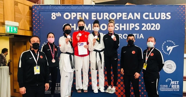 Milli taekwondoculardan 2 altın, 2 gümüş, 1 bronz madalya