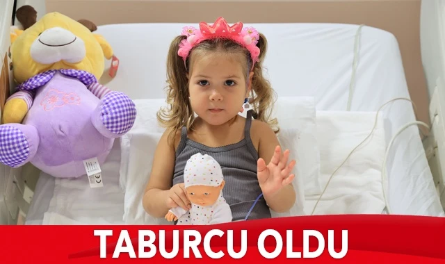 Minik Ayda taburcu oldu