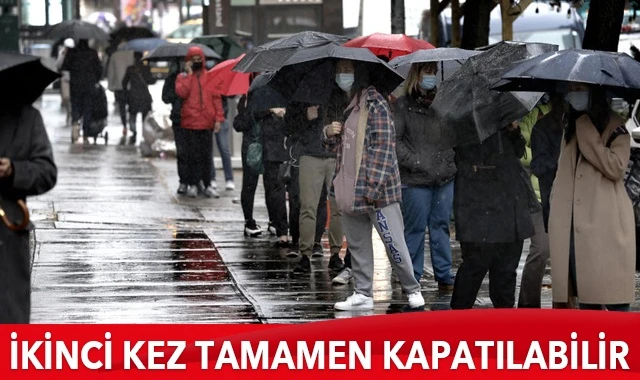 New York ikinci kez tamamen kapatılabilir