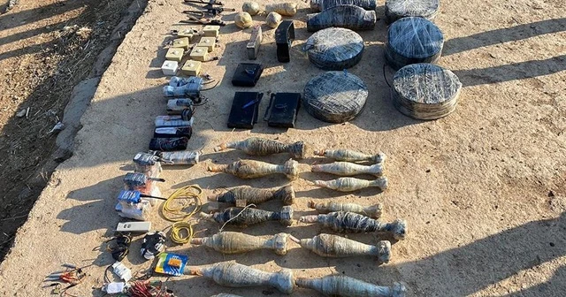 Rasulayn'da çok sayıda mühimmat ele geçirildi