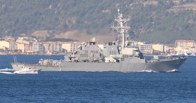 Sahil Güvenlik’ten ABD savaş gemisine yakın temas