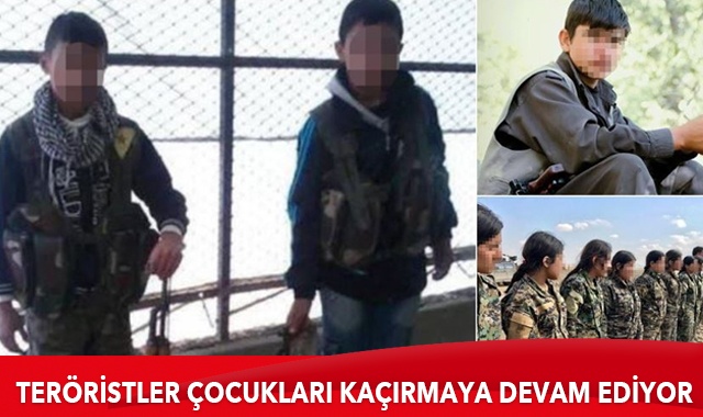 Terör örgütü YPG/PKK, zorla silahaltına almak için çocukları kaçırmaya devam ediyor