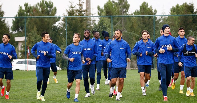 Trabzonspor, Alanyaspor maçı hazırlıklarını sürdürüyor