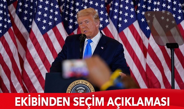 Trump&#039;ın seçim ekibi: Seçimler henüz bitmedi