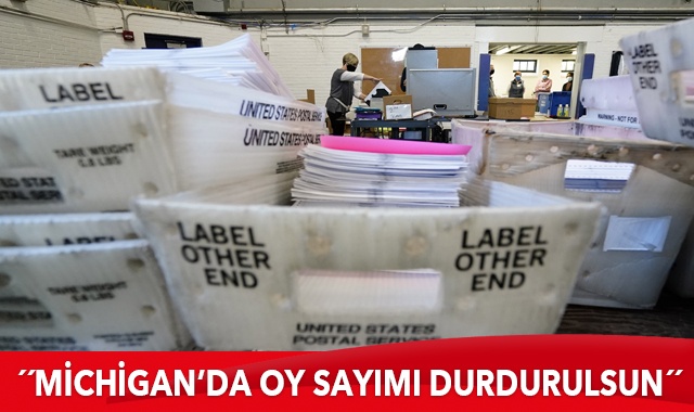 Trump, Michigan&#039;daki oy sayımının durdurulması için dava açtı