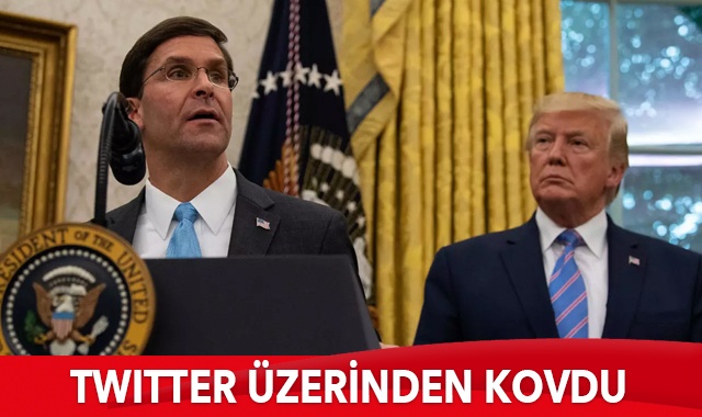 Trump, Savunma Bakanı Esper&#039;in görevine son verdi