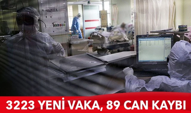 Türkiye'de son 24 saatte 3223 kişiye koronavirüs tanısı konuldu, 89 kişi hayatını kaybetti