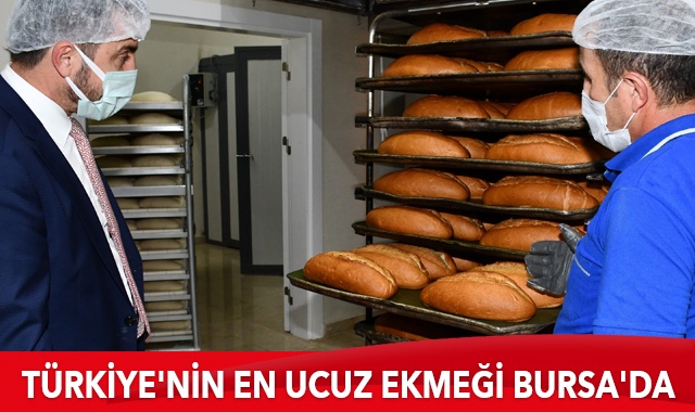 Türkiye&#039;nin en ucuz ekmeği Bursa&#039;da