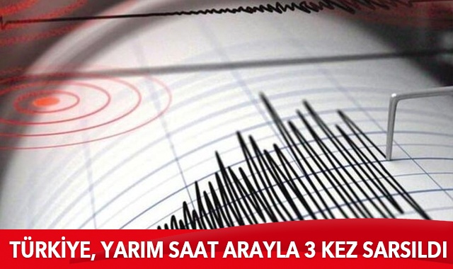 Türkiye&#039;nin üç bölgesinde deprem