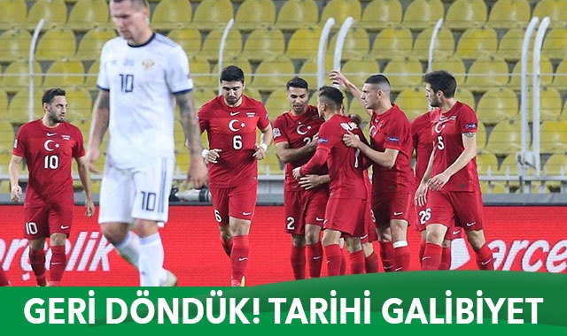 Türkiye Rusya&#039;yı 3-2 mağlup etti