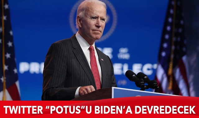 Twitter, 20 Ocak&#039;ta &quot;POTUS&quot; hesabını Joe Biden&#039;a devredecek