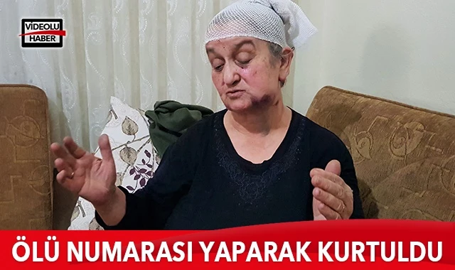 Yaşlı kadın hırsız komşusunun elinden ölü numarası yaparak kurtuldu