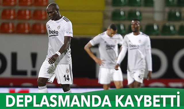 Alanyaspor sahasında Beşiktaş&#039;ı 2-1 mağlup etti