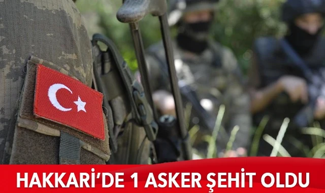 Araç kazası sonucu 1 asker şehit oldu