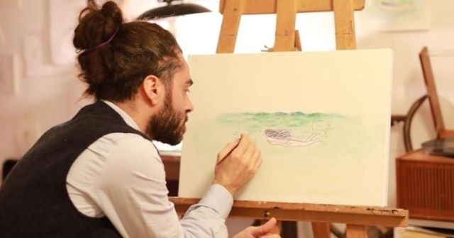 Ayhan Karadağ: Sanat yapmak için büyük bir tuvale ihtiyaç yok