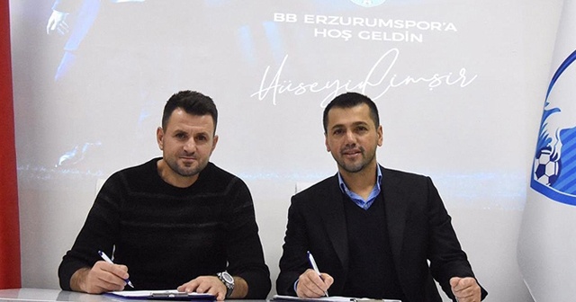 BB Erzurumspor Hüseyin Çimşir ile sözleşme imzaladı