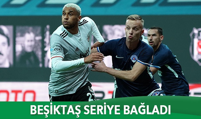 Beşiktaş 3 puanı 3 golle aldı