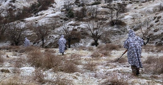 Bingöl&#039;de terör örgütü PKK&#039;ya ait mühimmat ve yaşam malzemeleri ele geçirildi