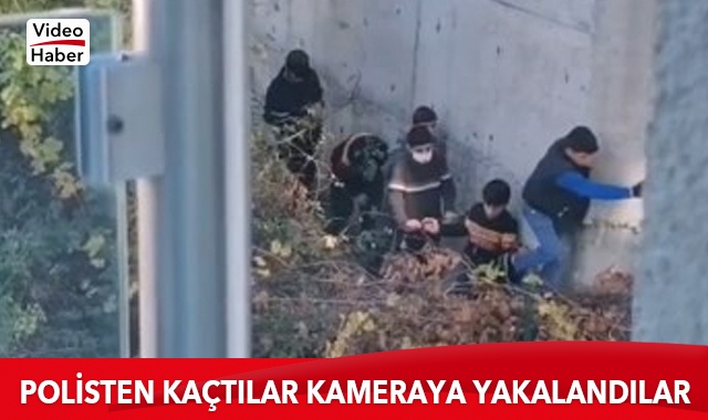 Çocuklar kısıtlamada polisi görünce böyle saklandı