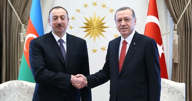 Cumhurbaşkanı Erdoğan, İlham Aliyev ile görüştü