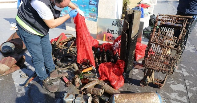 Denizden çıkanlara dalgıçlar şaşırdı