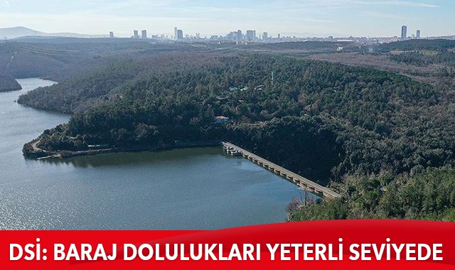 DSİ: Baraj dolulukları yeterli seviyede