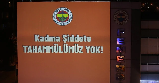 Fenerbahçe'den kadına şiddetle mücadele mesajı