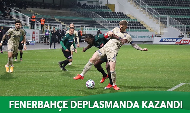 Fenerbahçe deplasmanda kazandı