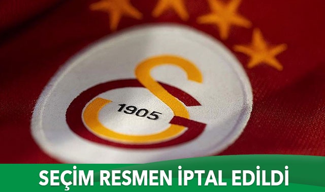 Galatasaray&#039;da seçim resmen iptal edildi