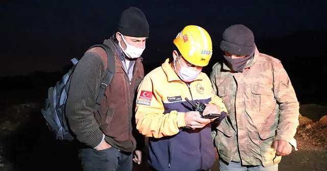 Gezmeye gittiği dağlık alanda mahsur kaldı