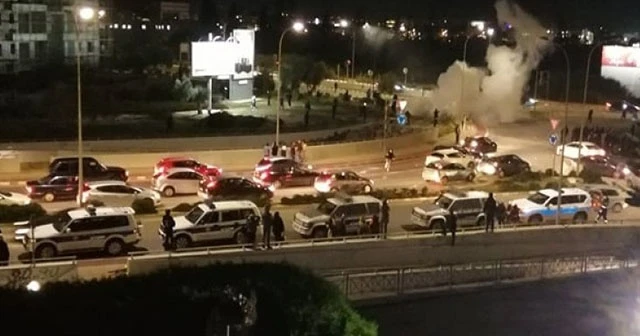 Güney Kıbrıs'ta olaylı gece