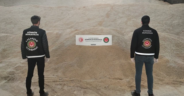 Hatay'da genetiği değiştirilmiş 5 bin ton pirinç ele geçirildi