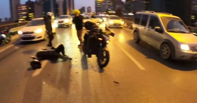 İstanbul’un göbeğinde feci kaza!