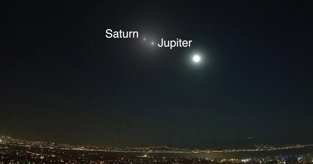 Jüpiter ile Satürn’ün büyük buluşması