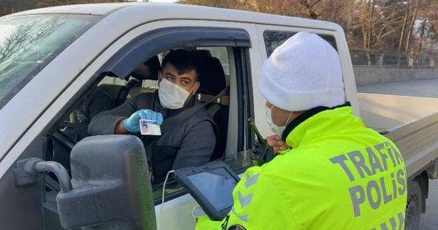 Karantinada olması gereken aile kontrole takıldı