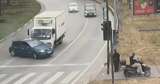 Kazada ölüm yarım metreyle teğet geçti