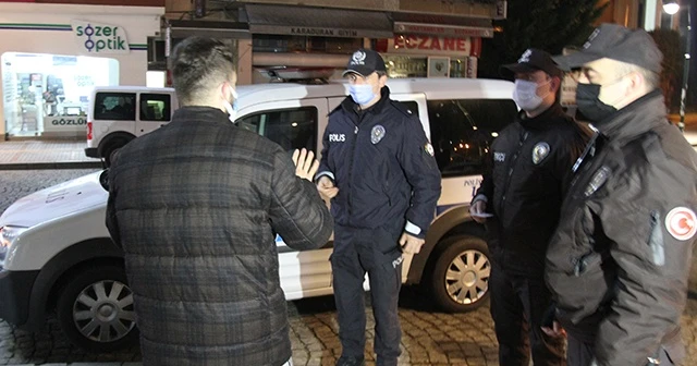 Kısıtlamanın 3. gününde 'Haberim yoktu' diyen genç cezadan kaçamadı